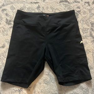 Black Fila bike shorts